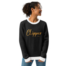 Load image into Gallery viewer, Clipper Alumni Unisex Sweater - Black/White