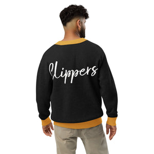 Clipper Classic Unisex Cardigan - Black/Gold