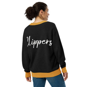 Clipper Classic Unisex Cardigan - Black/Gold