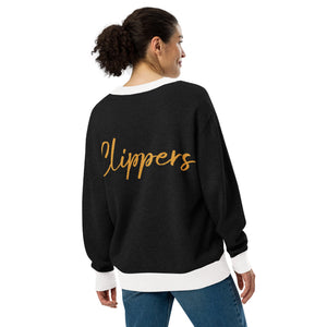 Clipper Classic Unisex Cardigan - Black/White