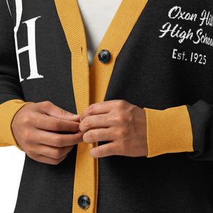Clipper Classic Unisex Cardigan - Black/Gold