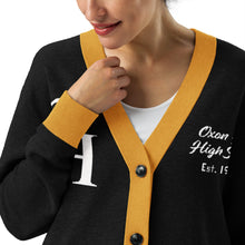 Load image into Gallery viewer, Clipper Classic Unisex Cardigan - Black/Gold