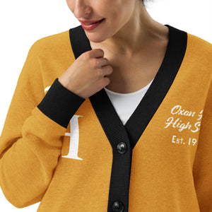 Clipper Classic Unisex Cardigan - Gold/White
