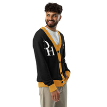 Load image into Gallery viewer, Clipper Classic Unisex Cardigan - Black/Gold