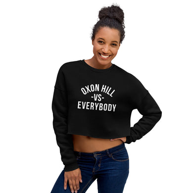 Oxon Hill -VS- Everybody Black Women's Crop Sweatshirt
