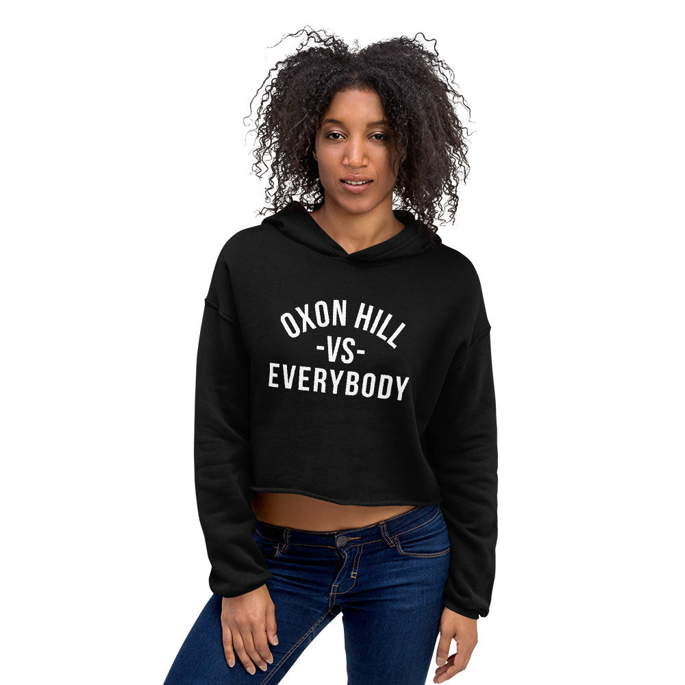 Oxon Hill -VS- Everybody Black Women's Crop Hoodie