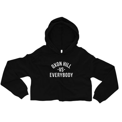 Oxon Hill -VS- Everybody Black Women's Crop Hoodie